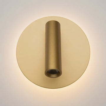 Wall light with adjustable matte gold aluminum LED spotlight - Ios 176 | Maytoni