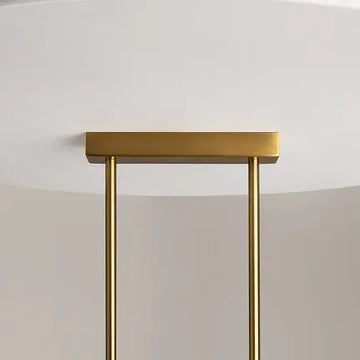 Pendant Lamp Modern Brass Metal and Cast Glass Accent 5-bulb – Miracle | Maytoni