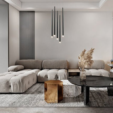 Pendelleuchte Lineares Messinggehäuse LED – Cascade | Maytoni - Esszett Luxury | Stilvolles Wohnen mit Charakter