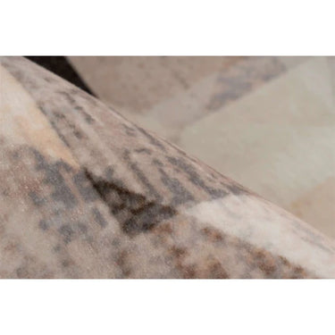 Teppich – Grau-Beige Farbgebung, Vintage Muster, Kurzflor Design, 160 x 230 cm - Saphira 900 | Kayoom