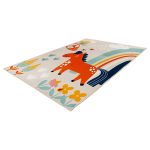 Carpet with cotton backing, easy-care surface and child-friendly motif – Wonder 132 | Kayoom