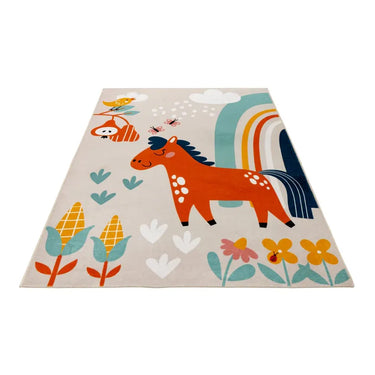 Teppich – Spielerische Wohnwelt, Behaglicher Komfort, Farbenfrohes Design, 6 mm - Wonder 132 | Kayoom