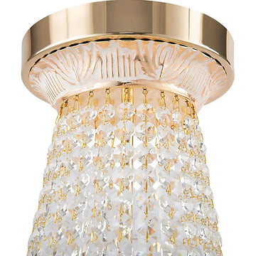 Chandelier BELLA DIA750?TT50?WG – Maytoni Crystal & Metal Chandelier "Bella", 8-light, Gold