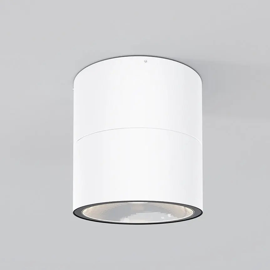 Deckenleuchte – Weißes Metall mit Glas, 12 W LED, Warmweiß, 10,8 cm Höhe - Spin | Maytoni