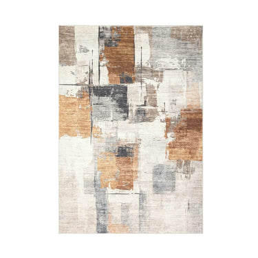 Teppich – Terrakotta Farbton, Kurzflor Komfort, Zeitloses Farbkonzept, 230 cm - Elegantica 325 | Kayoom