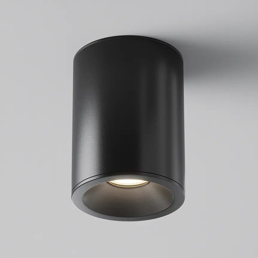 Deckenleuchte – Schwarzes Finish, Aluminium Gehäuse, GU10 Fassung, Ø8,5 cm - Zoom | Maytoni