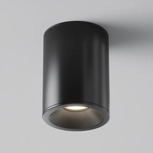 Deckenleuchte – Schwarzes Finish, Aluminium Gehäuse, GU10 Fassung, Ø8,5 cm - Zoom | Maytoni