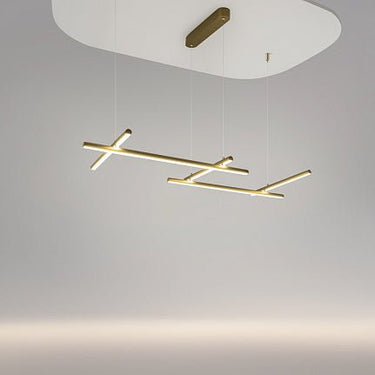 Pendelleuchte Metall mit Gold - Finish Modernes Design & Integrierte LED – Radiance | Maytoni - Esszett Luxury | Stilvolles Wohnen mit Charakter