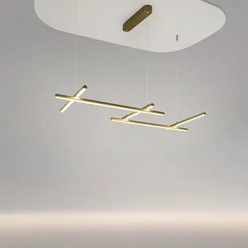 Pendant Lamp Metal with Gold Finish Modern Design & Integrated LED – Radiance | Maytoni