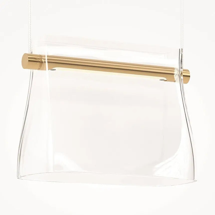 Brass wall lamp, metal base, transparent glass diffuser, integrated 8W LED 3000K – Cabaret| Maytoni
