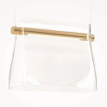 Brass wall lamp, metal base, transparent glass diffuser, integrated 8W LED 3000K – Cabaret| Maytoni
