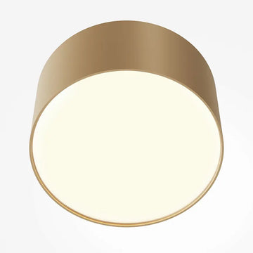 Ceiling light made of matt gold aluminum with integrated LED and warm white light – Zon | Maytoni