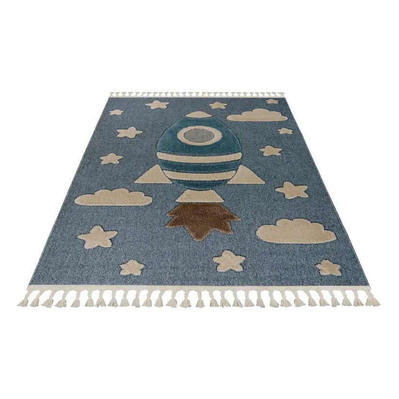 Carpet Polypropylene Material Children's Motif Short Pile – Modena 416 | Kayoom