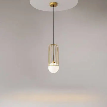 Pendant light with a gold-colored metal base and crystal balls in a luxurious design – Brooklyn | Maytoni