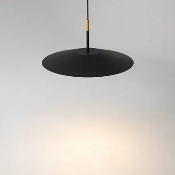 Pendant Lamp Black Ring-shaped Aluminum Housing Integrated LED & Modern Design – El | Maytoni