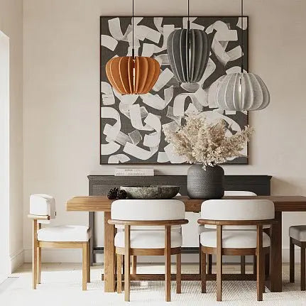 Pendant Light Felt Shade Bronze Metal Frame & Modern Design – Cambio | Maytoni