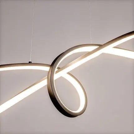 Pendant Lamp Black Rectangular Frame with Crystal Diffusers and LED – MOD156PL-L52B4K | Maytoni
