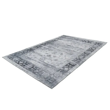 Teppich – Edle Blautöne, Stilvolle Verwaschung, Zeitlose Ausstrahlung, 180 cm - Galaxy 1225 | Kayoom
