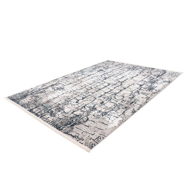 Teppich Kurzflor Vintage-Design Baumwollrücken Polypropylen/Polyester-Mix – Akropolis 125 | Kayoom