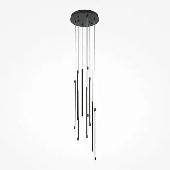 Pendant light Brushed brass finish & opal glass diffuser – Jupiter MOD236PL‑L54B3K | Maytoni