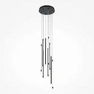 Pendant light Brushed brass finish & opal glass diffuser – Jupiter MOD236PL‑L54B3K | Maytoni