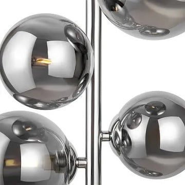 Pendant Lamp Chrome Metal Frame & Smoked Glass – MOD545PL-06CH | Maytoni