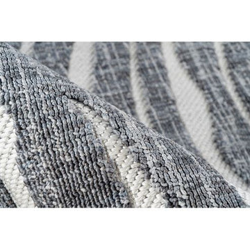 Teppich – Polyester Flor, Graue Farbgebung, Grafisches Muster 120 x 170 cm- Sarai 325 | Kayoom