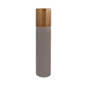 Vase im Art - Deco - Stil aus Keramik mit goldener Struktur beerenfarbener Oberfläche und schlanker eleganter Form – Art Deco 1145 | Kayoom - Esszett Luxury | Stilvolles Wohnen mit Charakter