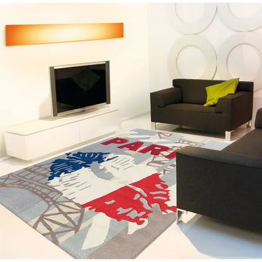 Teppich – Mehrfarbiges Design, Edler Kurzflor, Moderne Akzente, 180 cm - Joy 4203 | Kayoom
