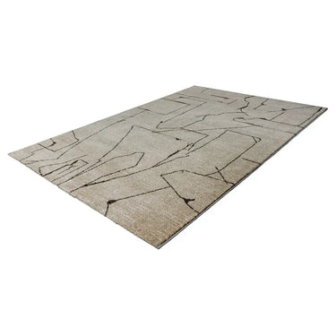Teppich – Kurzflor Struktur, Creme Optik, Zeitloses Design, 160 x 230 cm - Napoli 536 | Kayoom