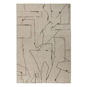 Modern design rug with geometric pattern, 16mm pile height and easy care – Napoli 536 | Kayoom