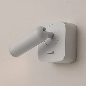 Wandleuchte – Weißes Metall und Aluminium, 3 W Leistung, Rechteckige Basis, 8,5 cm Höhe - Mirax | Maytoni