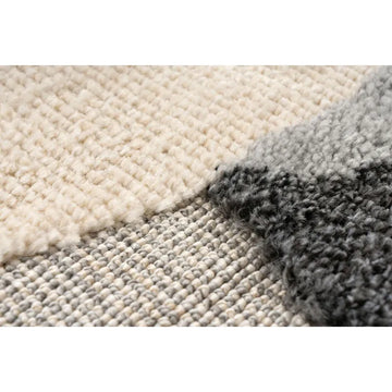 Teppich – Polypropylen Flor, Hasenmotiv, Herzmuster, 133 x 133 cm - Modena 420 | Kayoom