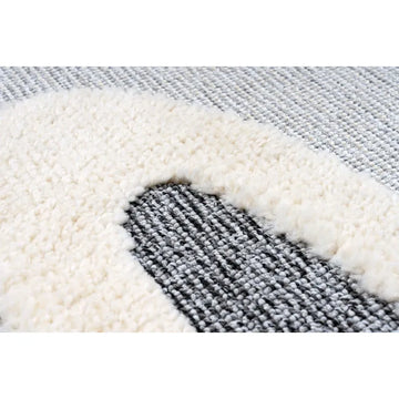 Teppich – Polypropylen Flor, Hasenmotiv, Herzmuster, 160 x 230 cm - Modena 420 | Kayoom