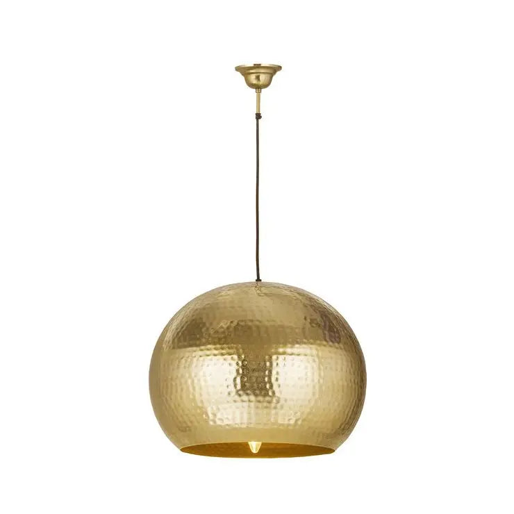 Pendelleuchte – Champagnerfarbenes Eisen, Industrieller Stil, Warmes Licht, 35 cm - Factory Style Large | Kayoom