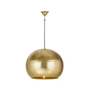 Pendelleuchte – Champagnerfarbenes Eisen, Industrieller Stil, Warmes Licht, 35 cm - Factory Style Large | Kayoom