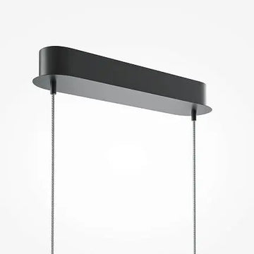 Pendant Lamp Slim Black Tube Design LED – Curve | Maytoni
