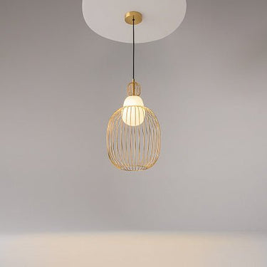 Pendelleuchte Messingfarbiges Metall & Weißer Glasdiffusor – Levitation | Maytoni - Esszett Luxury | Stilvolles Wohnen mit Charakter