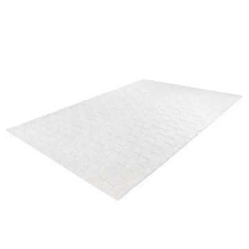 Teppich – Geometrisches Muster, Dreidimensionaler Effekt, Hochflor Struktur, 120 x 160 cm - Vivica 125 | Kayoom