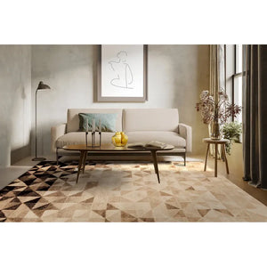 Ethno-design cotton rug with flat pile and non-slip backing – Naila 225 | Kayoom