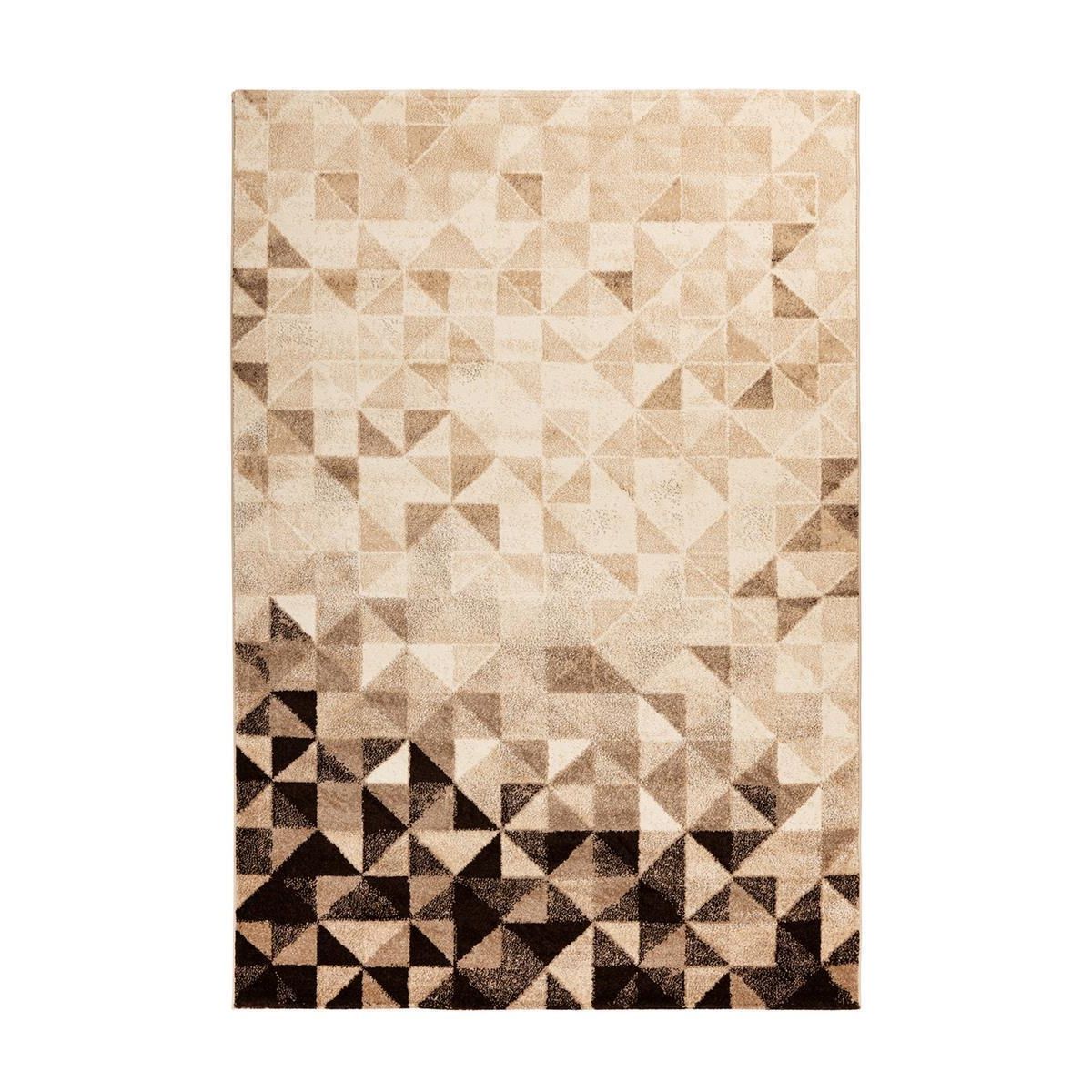 Cotton rug in ethnic design with flat pile and non-slip backing – Naila 225 | Kayoom