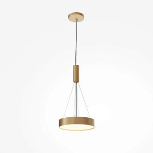 Ceiling lamp matt gold aluminum with LED and warm white light – Zon | Maytoni