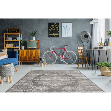 Teppich – Vintage Muster, Orientalisches Design, Dekorative Fransen, 120 x 170 cm - Baroque 825 | Kayoom