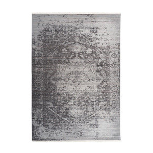 Rug Vintage Design Short Pile Polyester, Easy Care, Non-Slip – Baroque 825 | Kayoom