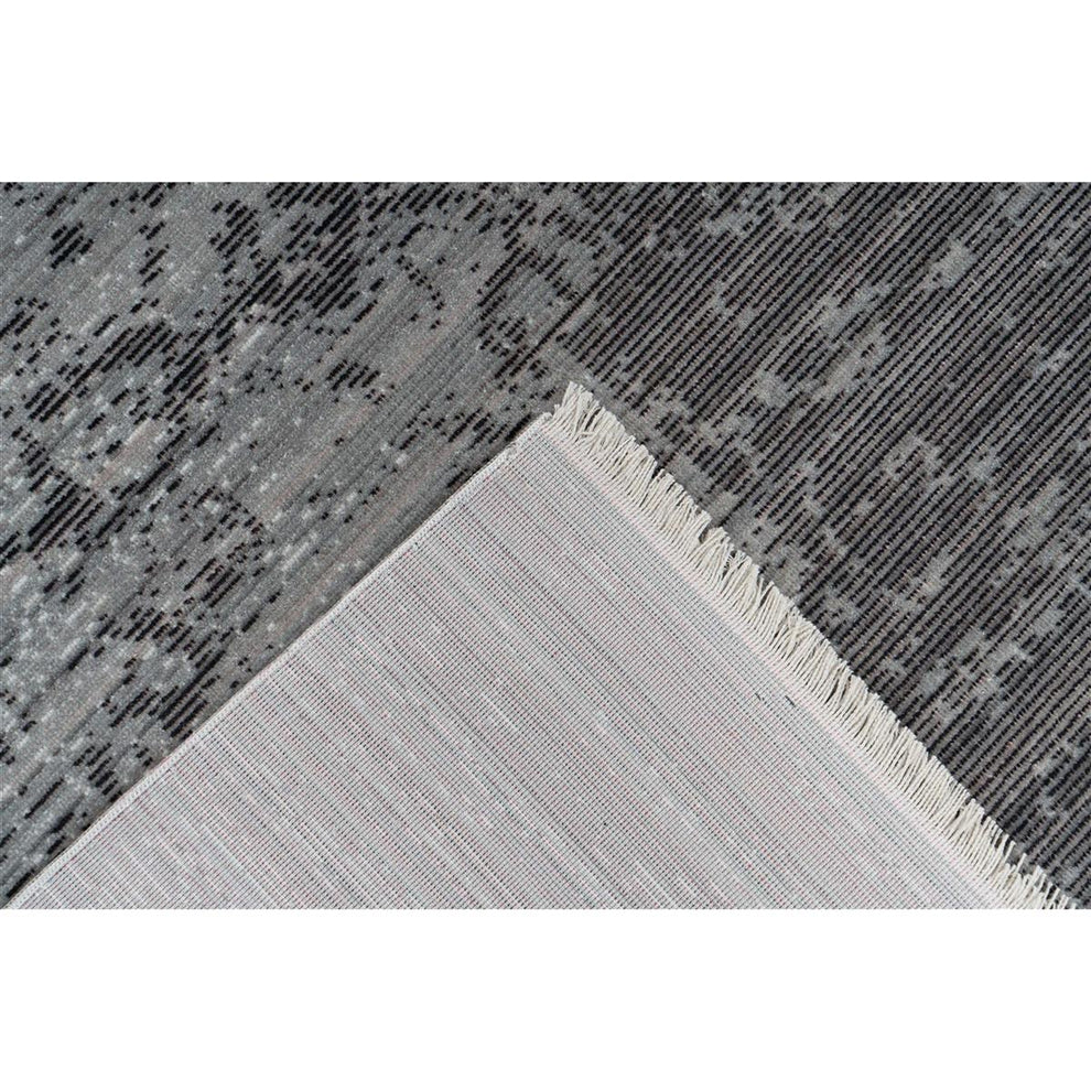 Rug Vintage Design Short Pile Polyester, Easy Care, Non-Slip – Baroque 825 | Kayoom