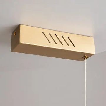 Pendant Lamp Brass Alabaster Diffuser Modern Design & LED Accent – Petra | Maytoni
