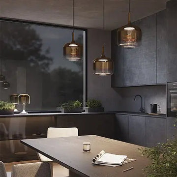 Pendant Light Gold-colored Metal Crystal Elements Height Adjustable – Spirito | Maytoni