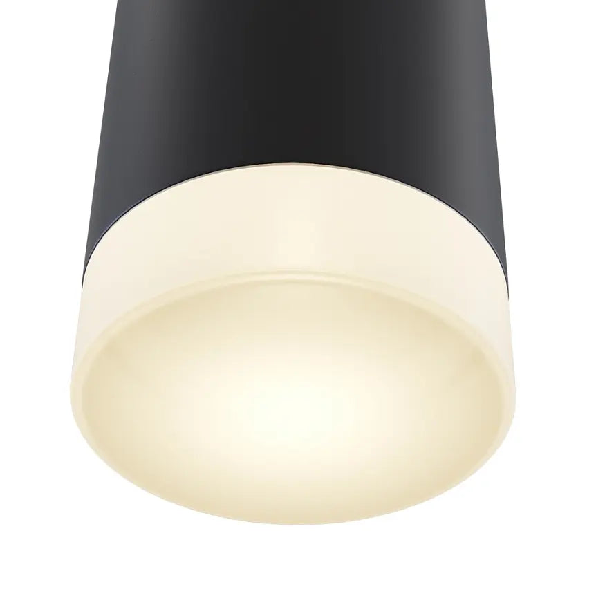 Wandleuchte – Schwarzes Aluminium, IP20 Schutz, Warmweiß, 22,4 cm Höhe - KILT | Maytoni