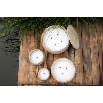 Kerze mit Betoneffekt robustem Outdoor - Design & dekorativer Struktur M – Yasmeene | PTMD - Esszett Luxury | Stilvolles Wohnen mit Charakter