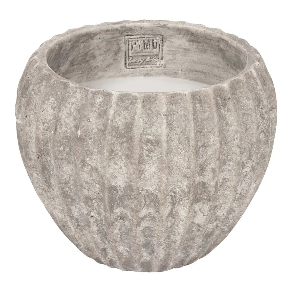 Candle – Cement Design, Cream Color, One Light, M – Yasmeene | PTMD